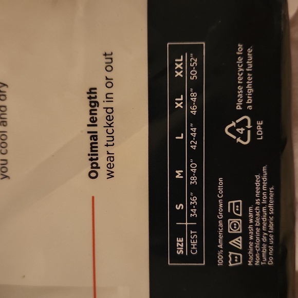 Jockey Black Crew Neck T-Shirts Made in America. 2 pack - Picture 5 of 7